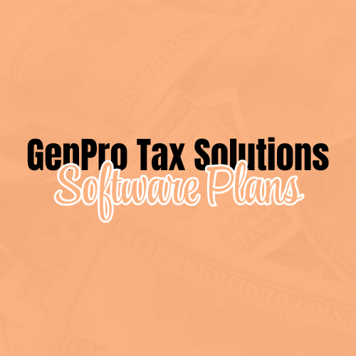 GenPro Tax Solutions Software Plans